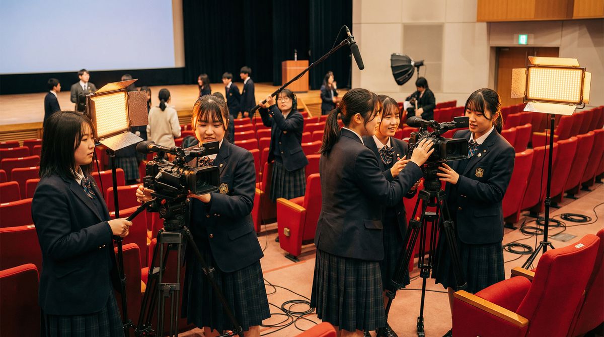 高清3D动漫校园生活传媒分享大学生日常Vlog